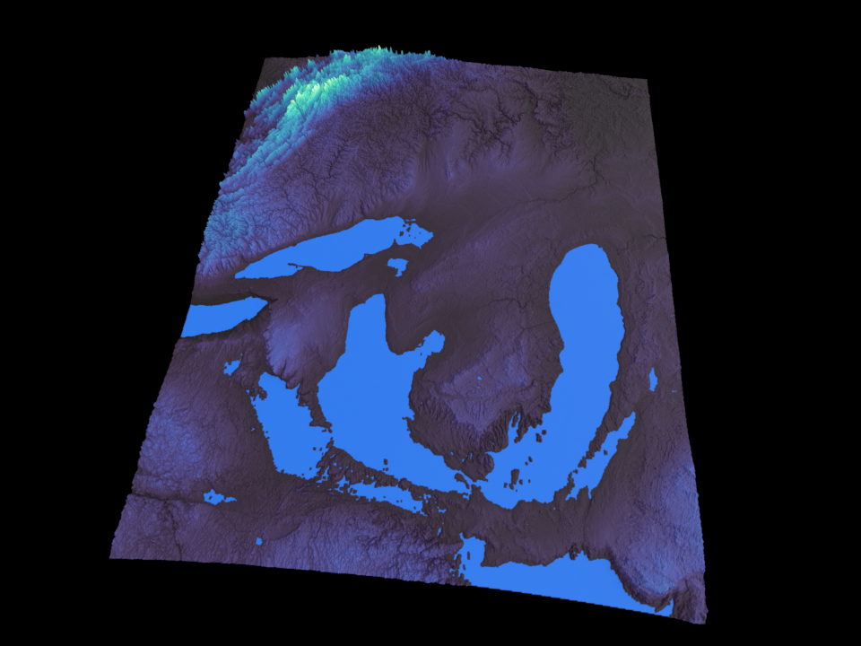 Detroit elevation from north